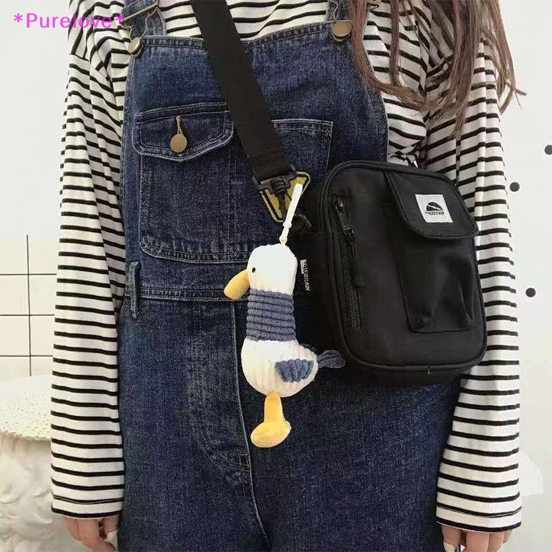 Móc Khóa Hình Chú Vịt Nhồi Bông Đáng Yêu Dành Cho Bé Gái Mới