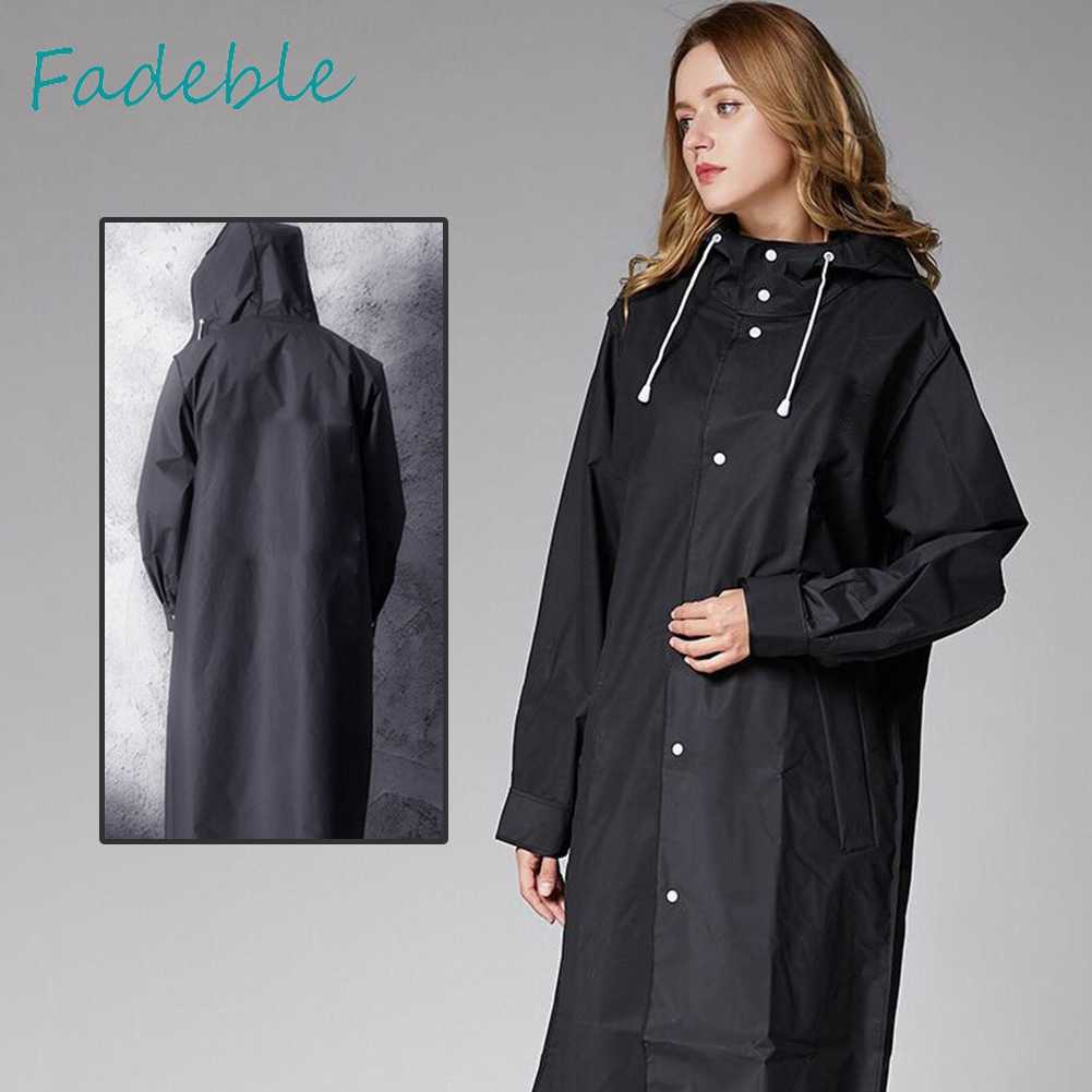 Áo Mưa Dáng Dài Chống Thấm Nước Có Mũ Trùm Tiện Lợi Dành Cho Nam Và Nữ