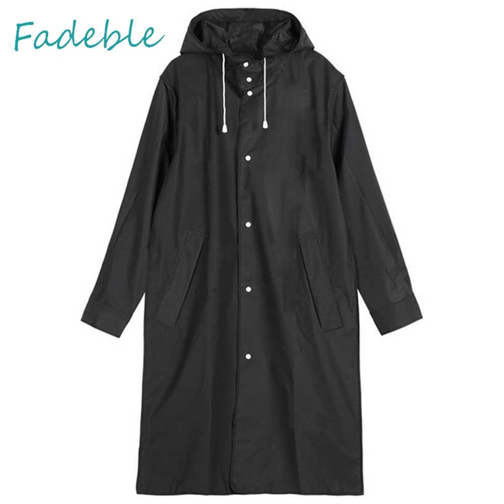 Áo Mưa Dáng Dài Chống Thấm Nước Có Mũ Trùm Tiện Lợi Dành Cho Nam Và Nữ