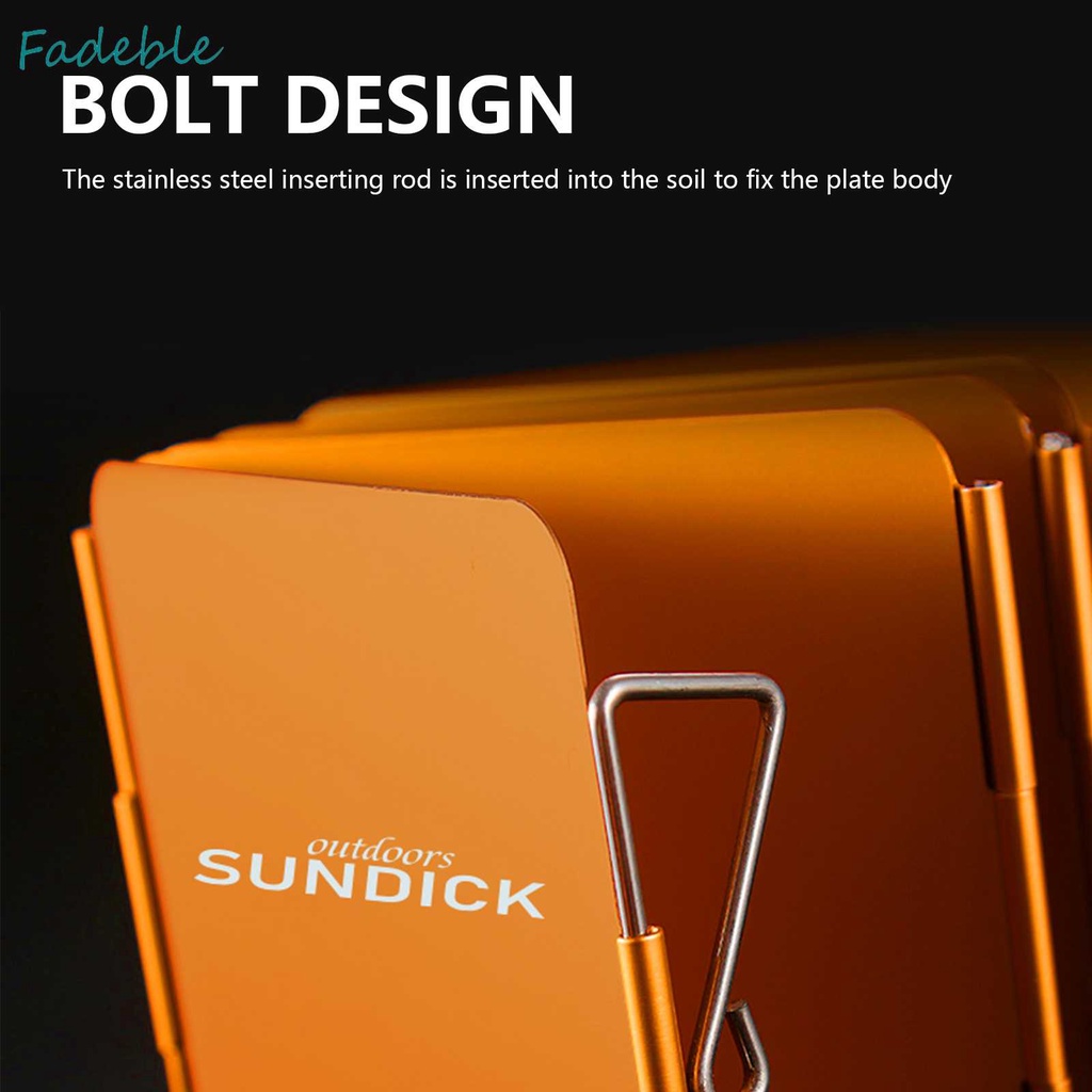 Bếp Nấu Ăn Chắn Gió Có Thể Gấp Gọn Tiện Dụng Khi Đi Cắm Trại