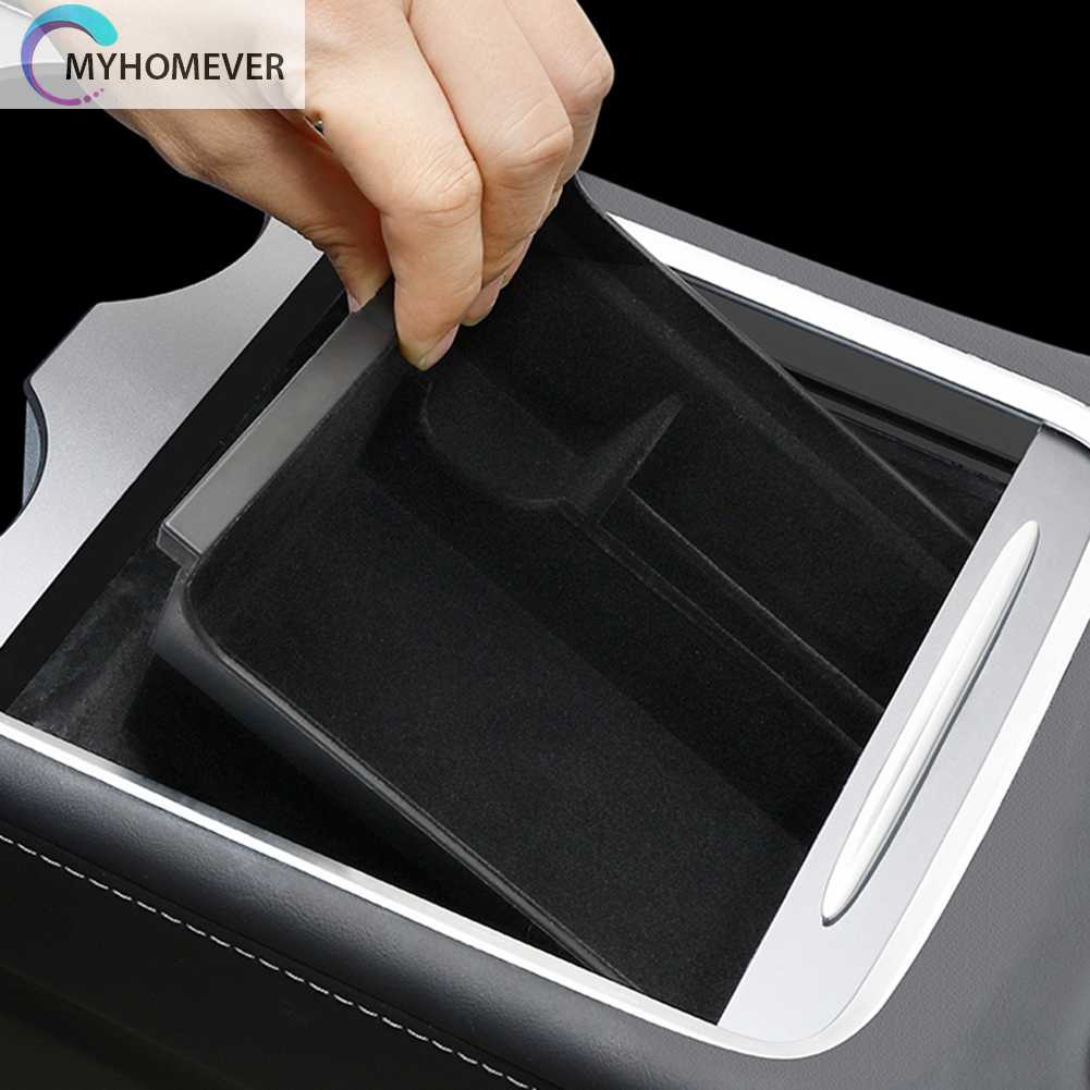 Set 3 Hộp Đựng Vật Dụng Bệ Tì Tay Cho Tesla Model 3 Y 2021-2022