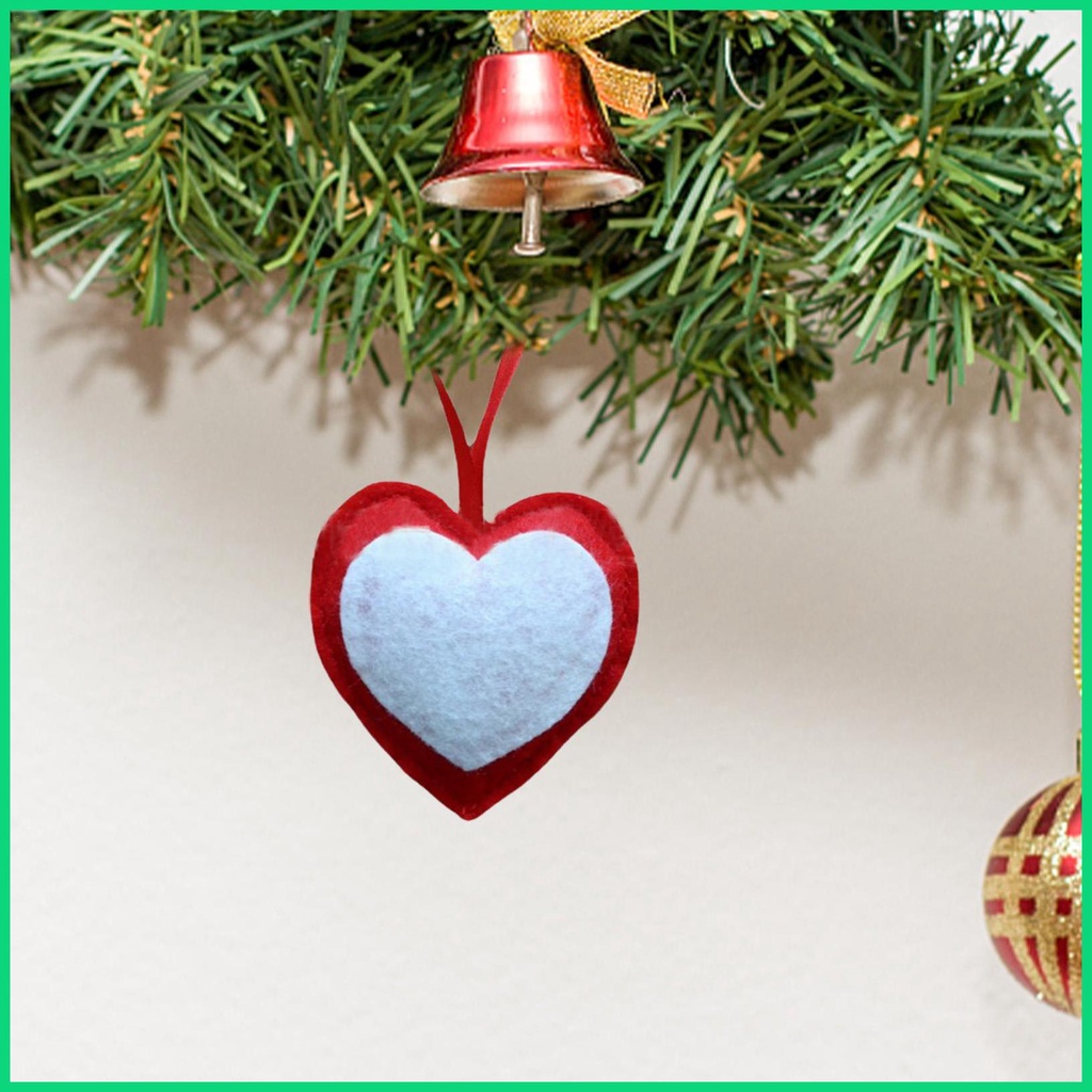 Phụ Kiện Trang Trí Cây Thông Hình Trái Tim Chống Mài Mòn