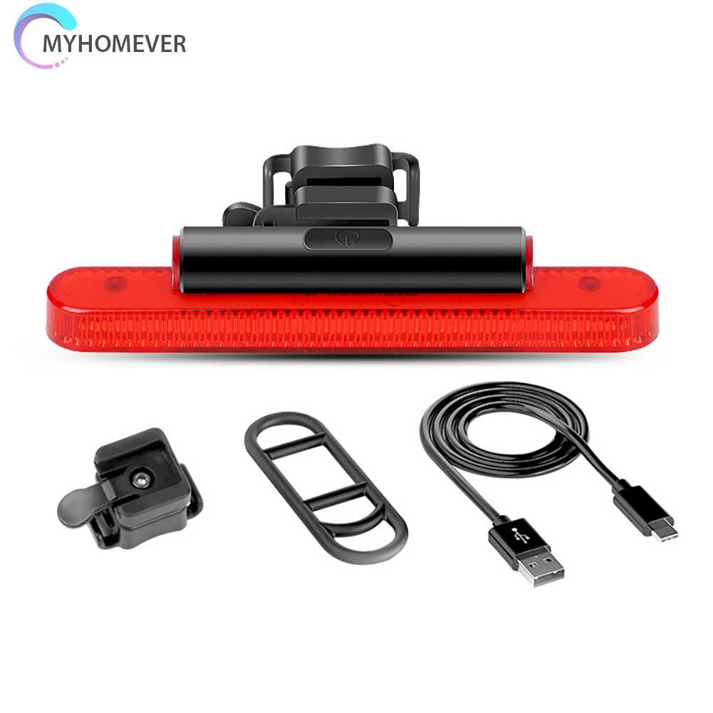 Đèn Đuôi Xe Đạp 4 Chế Độ Sáng 90LM Kết Nối USB