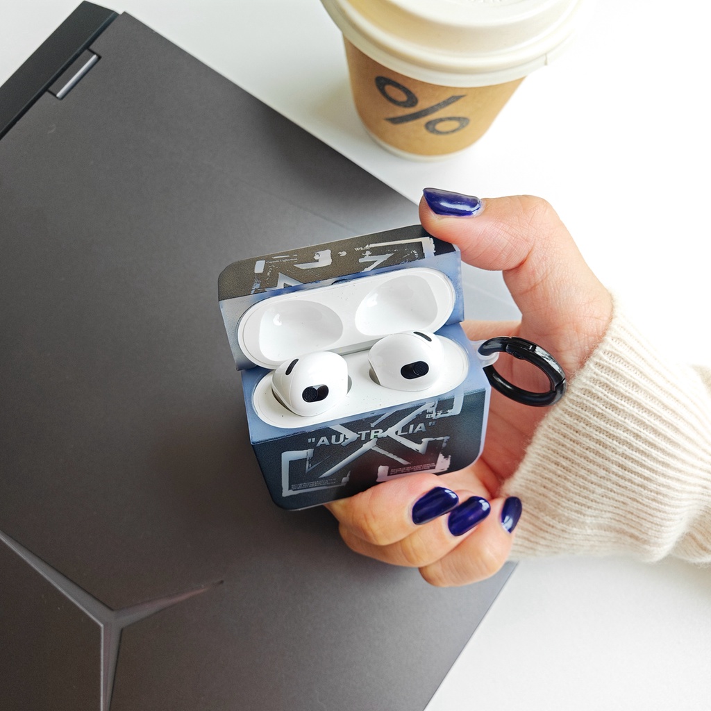 Vỏ Bảo Vệ Hộp Sạc Tai nghe không dây AirPods 1 2 gen3 pro2 2022 Bằng Silicon Họa Tiết Đầu Mũi Tên Thời Trang