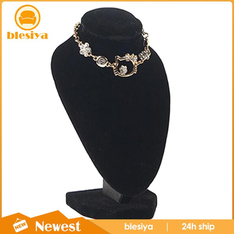 [Blesiya] Giá Nhung Trưng Bày Vòng Cổ / Trang Sức Màu Đen