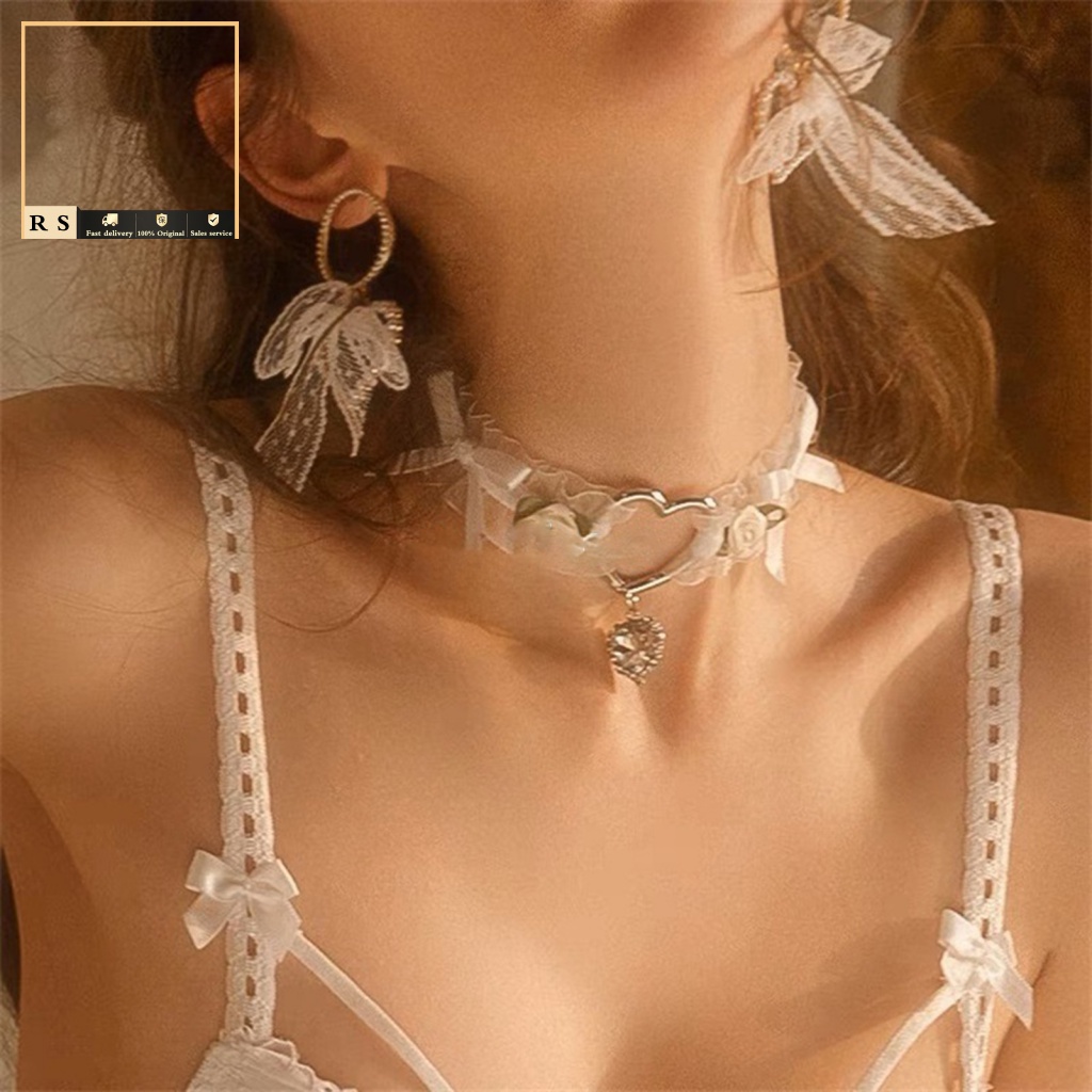 Vòng Cổ Choker Đính Đá Quyến Rũ Thời Trang Cho Nữ shopee10 shopee10