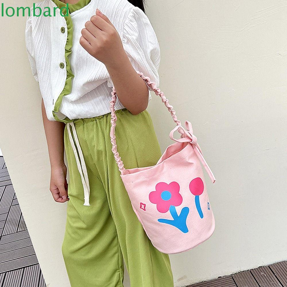 Túi Xách Đeo Vai Sức Chứa Lớn In Họa Tiết Hoa Tulip Dễ Thương Thời Trang Cho Nữ