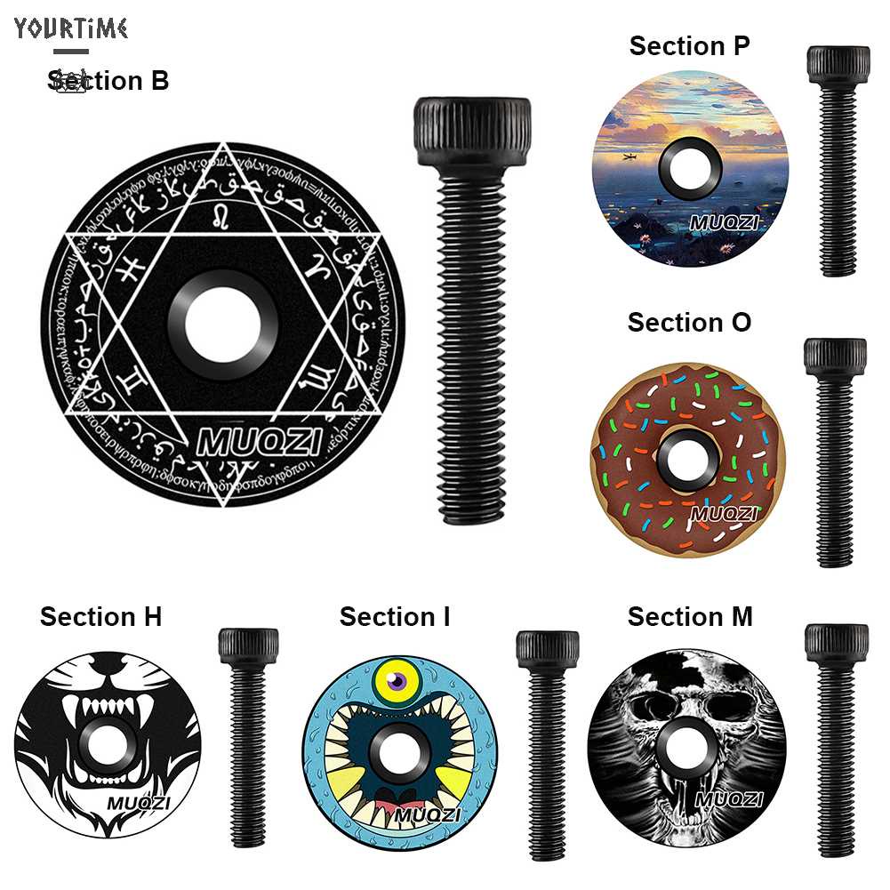 Vỏ Bọc Tai Nghe Bằng Hợp Kim Nhôm Kèm Ốc Vít Cho Xe Đạp MUQZI