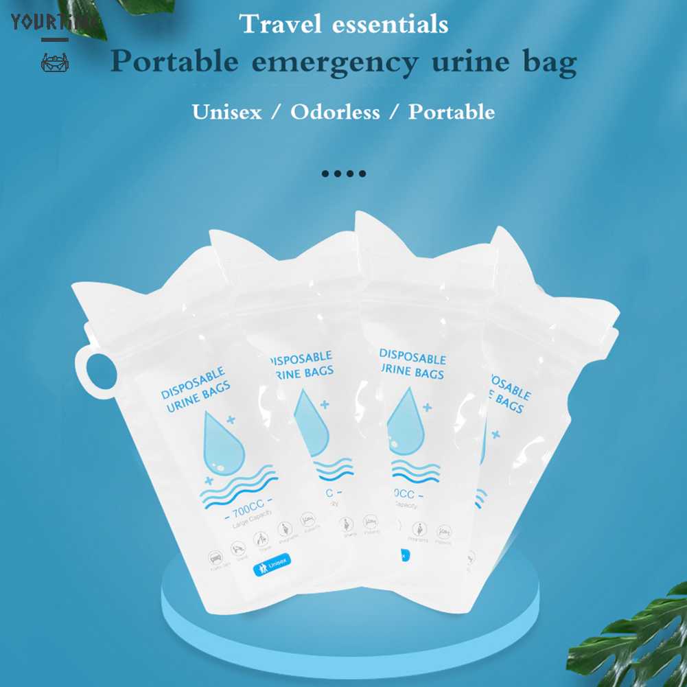 Túi Đi Tiểu Mini 700ml Di Động Dùng Một Lần Đa Ứng Dụng Cho Hoạt