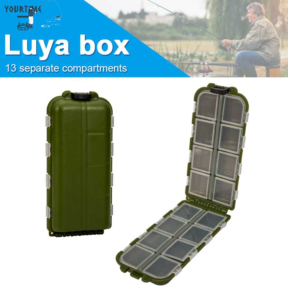 Hộp Đựng Mồi Câu Cá 13 Ngăn Tiện Lợi Ốp