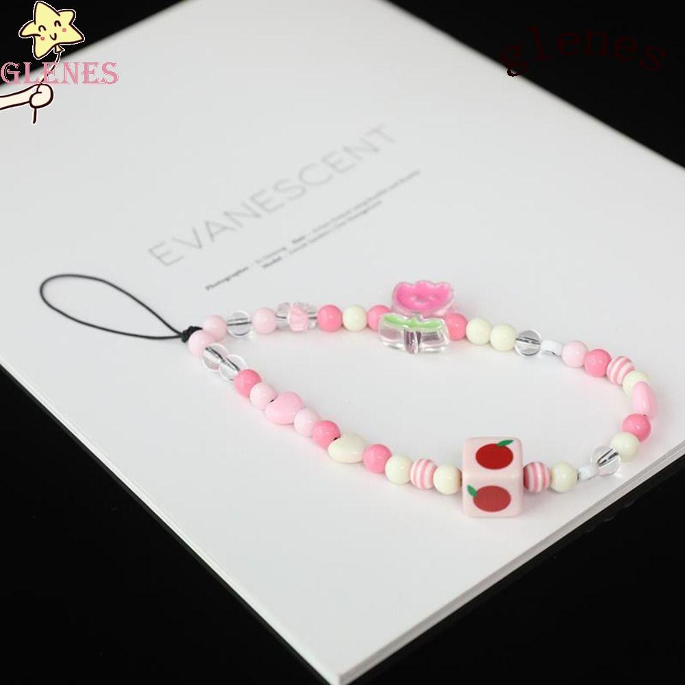 Móc Điện Thoại Xỏ Hạt Chống Rơi Hình Thỏ Sáng Tạo Thông Dụng