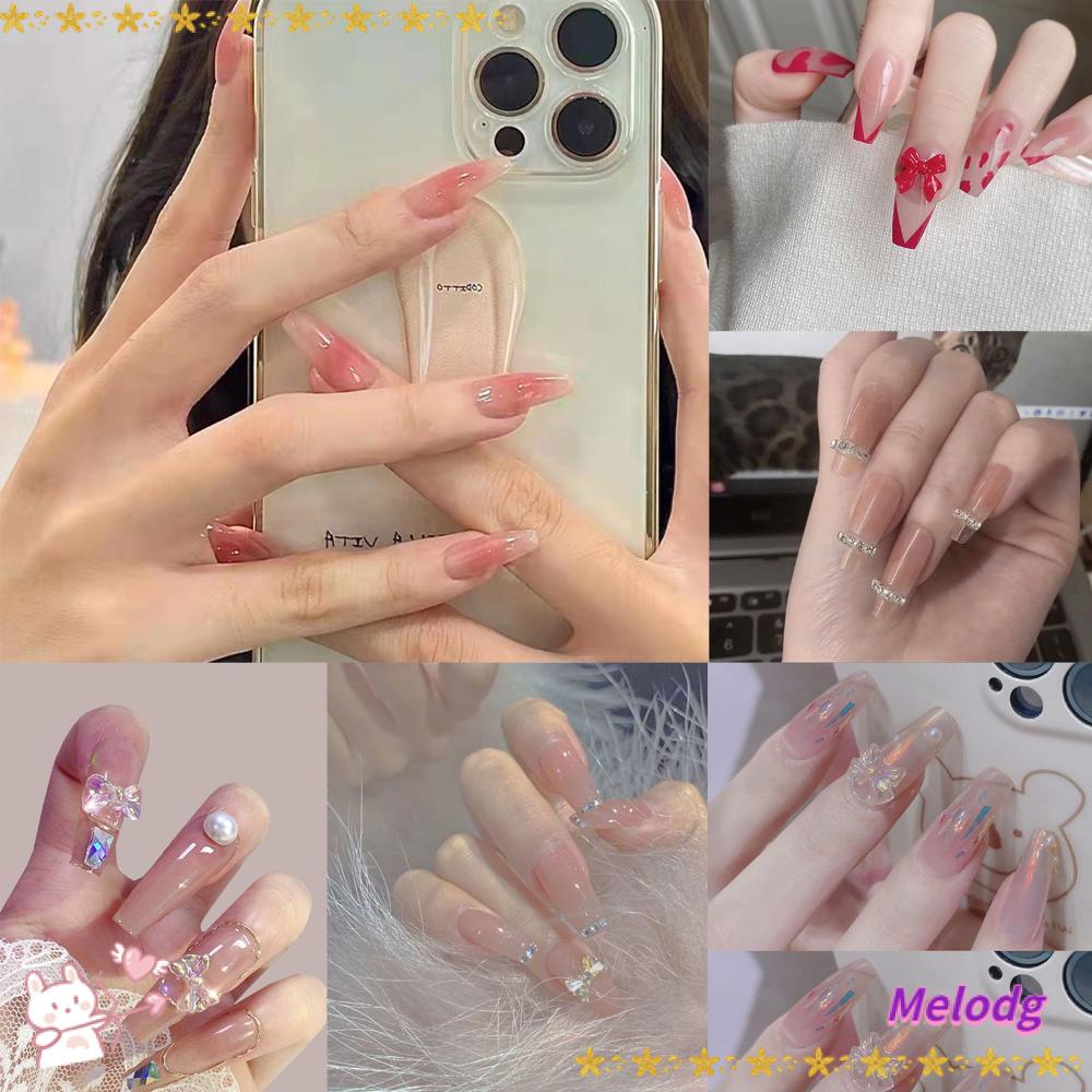 Hộp 24 Móng Tay Giả Có Thể Tháo Rời