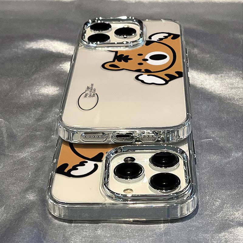 ✅Ốp Điện Thoại Mềm Chống Sốc In Hình Hổ Dễ Thương Cho Iphone 14Pro 7 11 13Plus 12 8Max