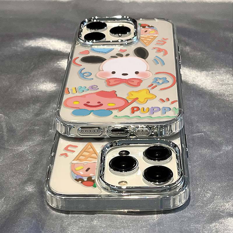 ✅Ốp Điện Thoại Dẻo Họa Tiết Chó Pacha Đơn Giản Chống Sốc Cho iPhone12 / 14pro max 78 11 13Plus