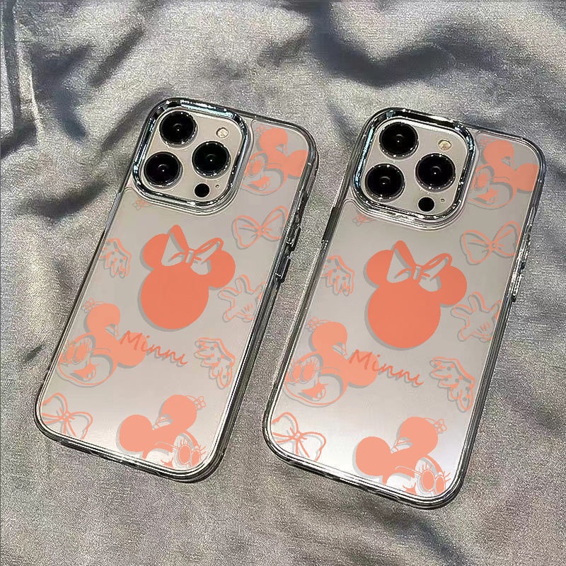 ✅Ốp Điện Thoại Dẻo Họa Tiết Hoạt Hình Minnie Dễ Thương Chống Sốc Cho iPhone12 13 HBL0 7 14pro plus118