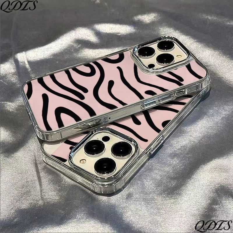 ✅Ốp Điện Thoại Mềm Chống Sốc Họa Tiết Ngựa Vằn Đơn Giản Cho iPhone 8max 7 plus 14pro13iPhone1211 Z4Z0 8max