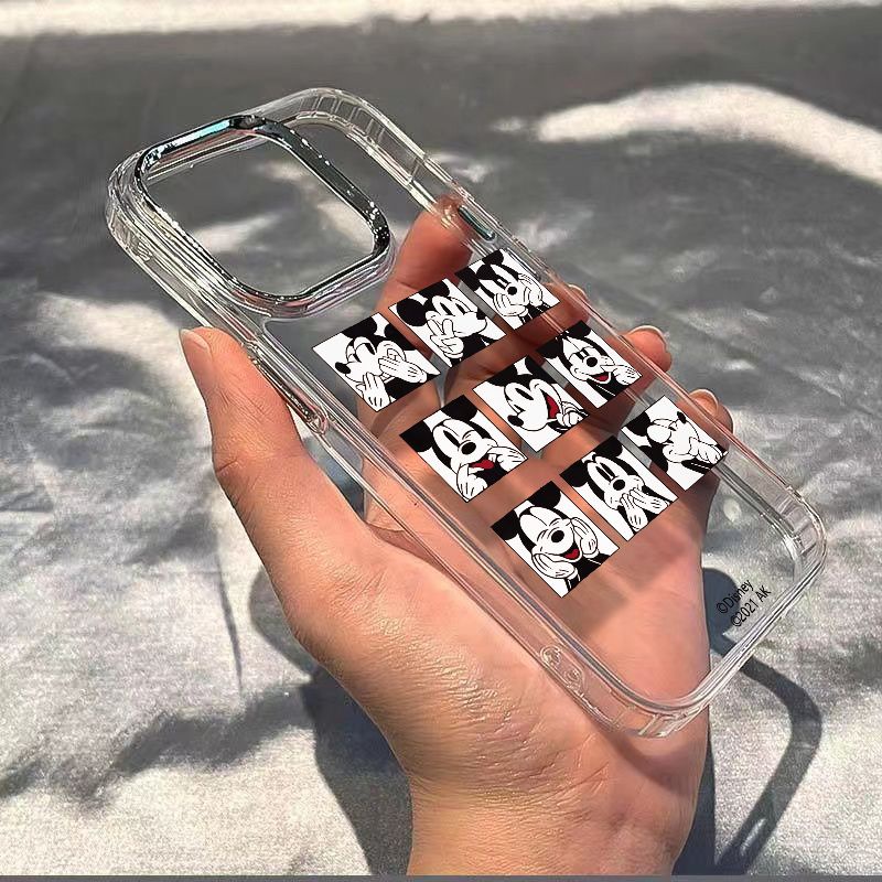 ✅Ốp Điện Thoại Dẻo Họa Tiết Mickey Dễ Thương Chống Sốc Cho Iphone11 14pro max 13 7iPhone128plus / N3LX