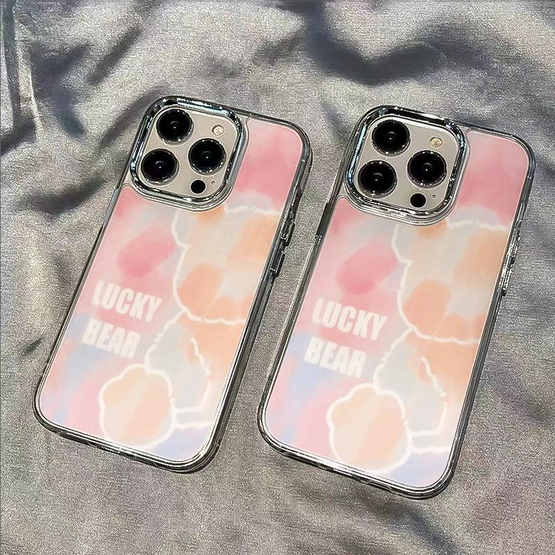✅Ốp Điện Thoại Dẻo In Hình Gấu Và Chữ Tiếng Anh Đơn Giản Chống Sốc Cho Iphone Xsmax 711 14pro 12138 P2LE