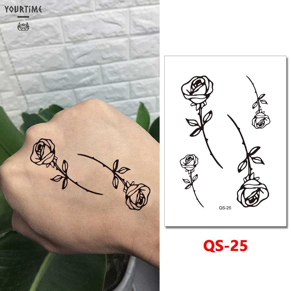 Set 8 Hình Xăm Dán Tạm Thời Chống Nước Dùng Một Lần