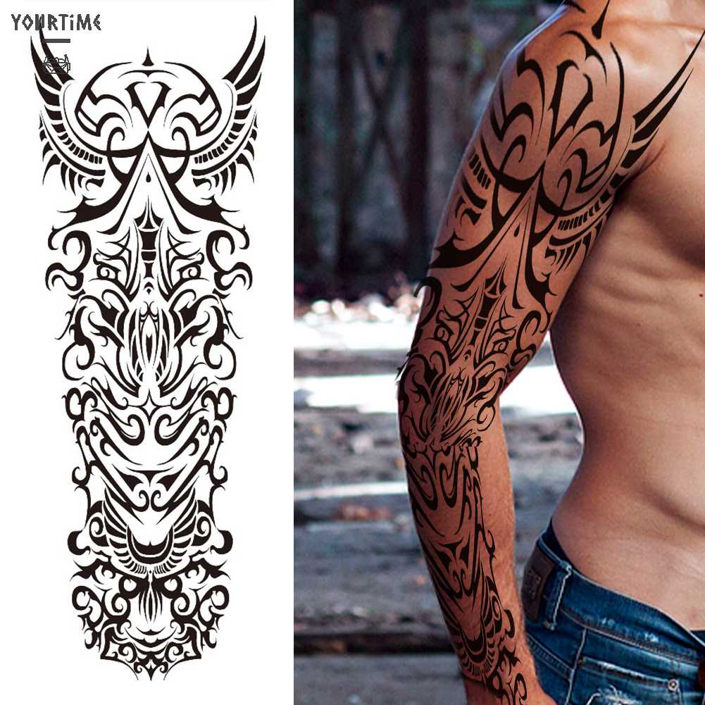 Hình Xăm Dán 3D Chống Nước Kinh Dị Cho Trẻ Em