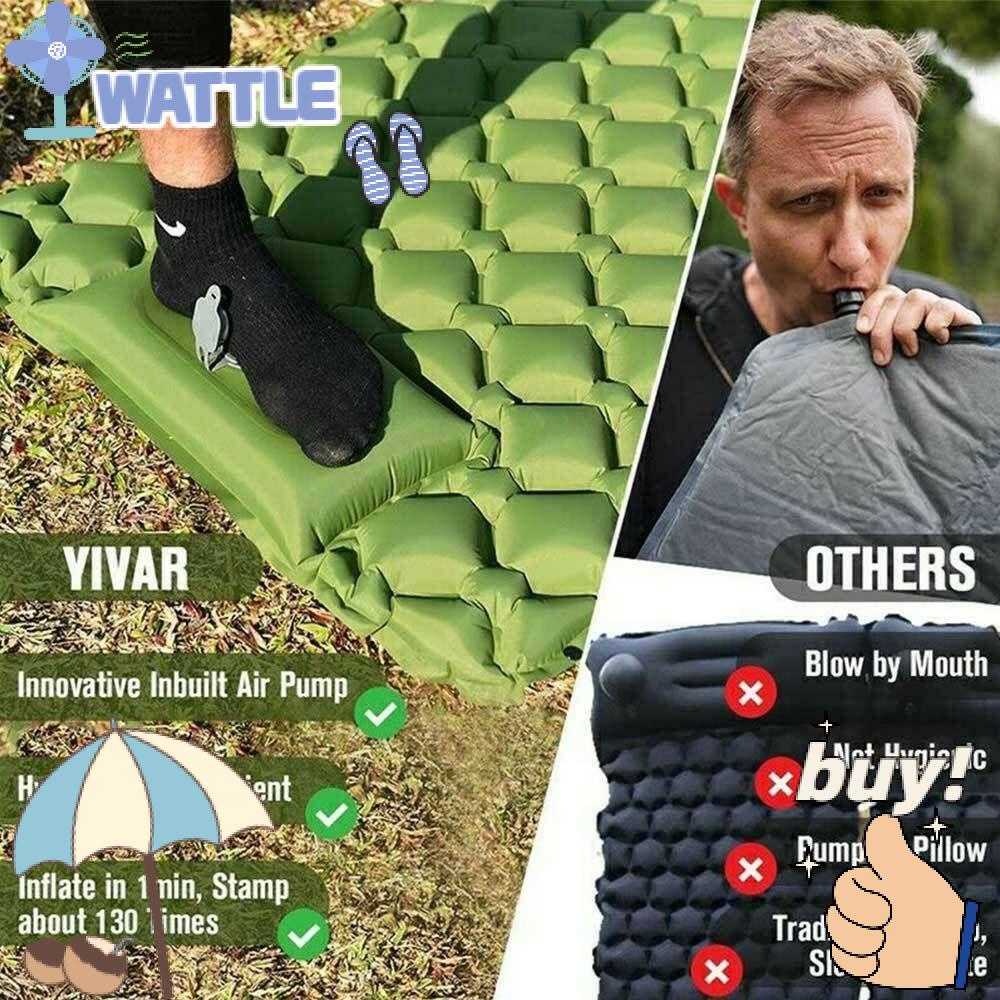 Đệm Ngủ Bơm Hơi Chống Thấm Nước Tiện Dụng Khi Đi Cắm Trại
