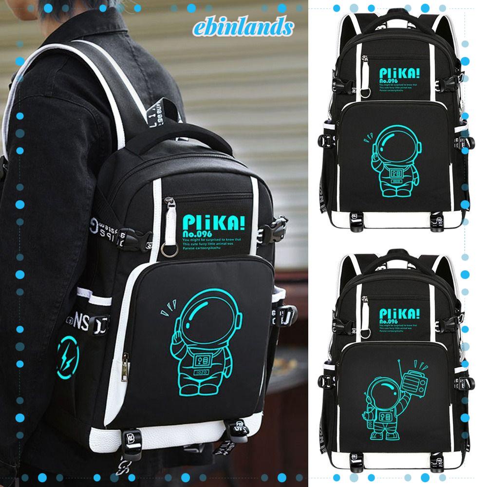 Ba Lô Đi Học Chống Thấm Nước Sức Chứa Lớn Hình Phi Hành Gia EBINLANDS Cho Bé Trai