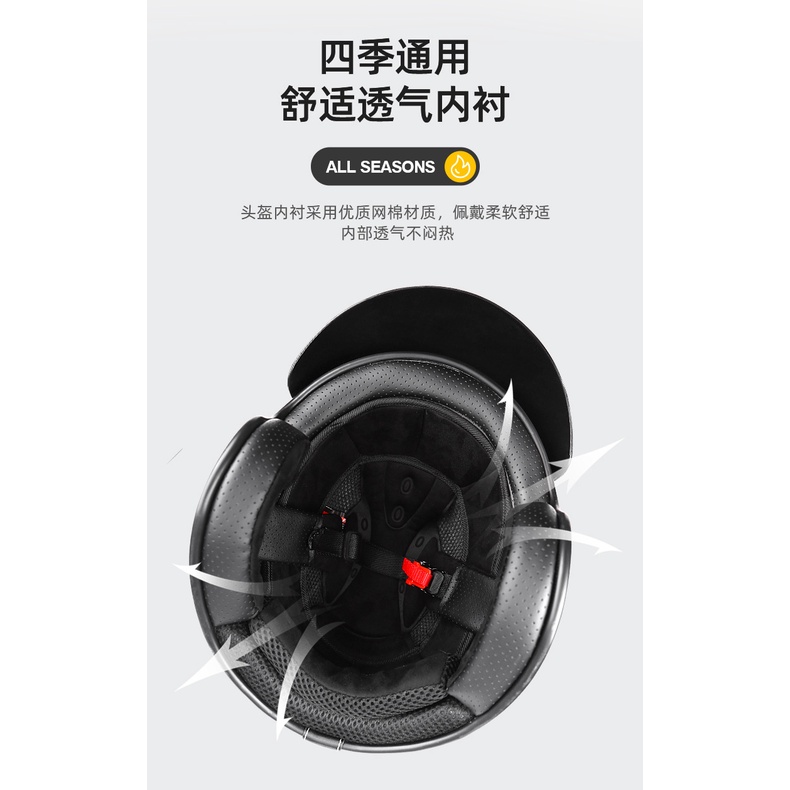 Mũ Bảo Hiểm Phong Cách Retro Thời Trang Đi Xe Mô Tô Harley m o o m Vim ho t nhhie mn n b o Mobyb / 701