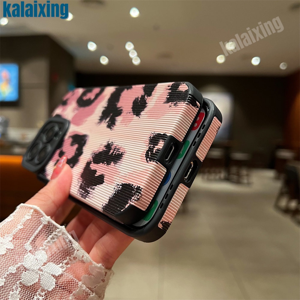 Ốp Điện Thoại Mềm In Hình Báo Hồng Cho iPhone 11 12 13 14 Pro Max 14 Plus Xs Max X XR 7 8 Plus