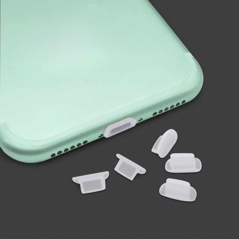 Nút Bịt Cổng Sạc Type-C Chống Bụi Chống Oxy Hóa Bằng Silicon Cao Cấp Cho iPhone
