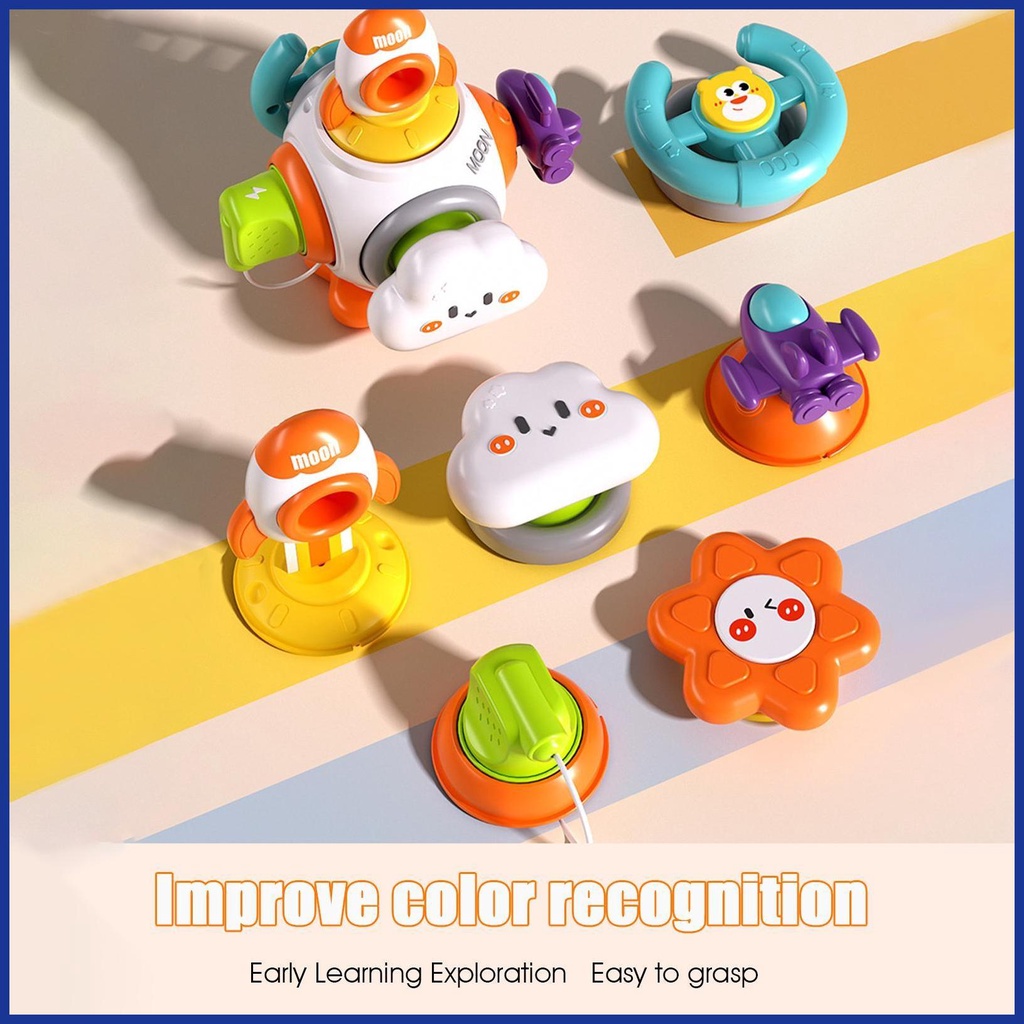 Đồ Chơi Khối Lập Phương Hexahedron Montessori Học Kỹ Năng Động Cơ Mịn Và Thân Giáo Dục Cho Bé Khi Đi Du Lịch