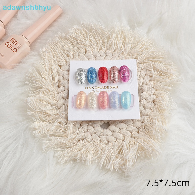 Set 10 Tấm Giấy Cắt Vẽ Móng Tay Nghệ Thuật