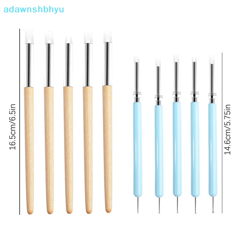 Bộ 5 Dụng Cụ Tạo Hình Gốm Hai Đầu Chuyên Dụng