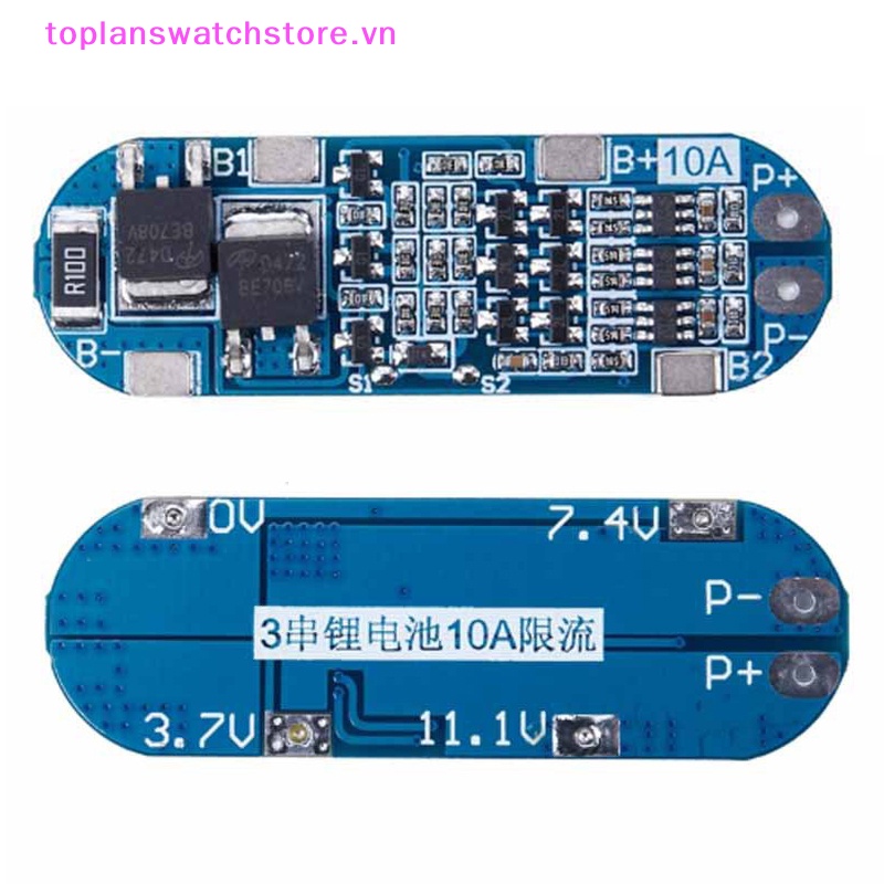 Mô Đun 3 Dây 11.1V / 12V / 12.6V Li-ion Bảo Vệ Bộ Sạc 18650 BMS
