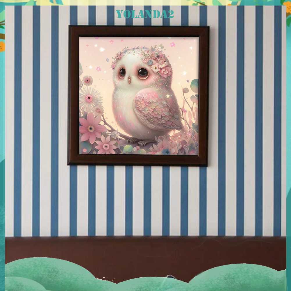 Tranh Đính Đá Kim Cương Toàn Bộ 5D DIY Hình Vẽ Con Cú