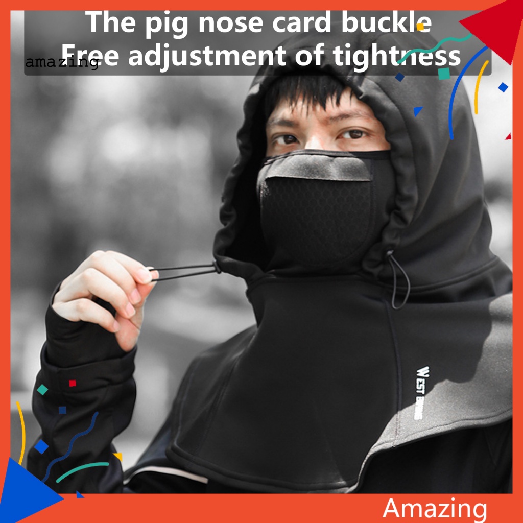 Khẩu Trang Balaclava Vải Lông Cừu Che Mặt Chống Đóng Băng Đa Năng Dành Cho Đi Xe Đạp MTB