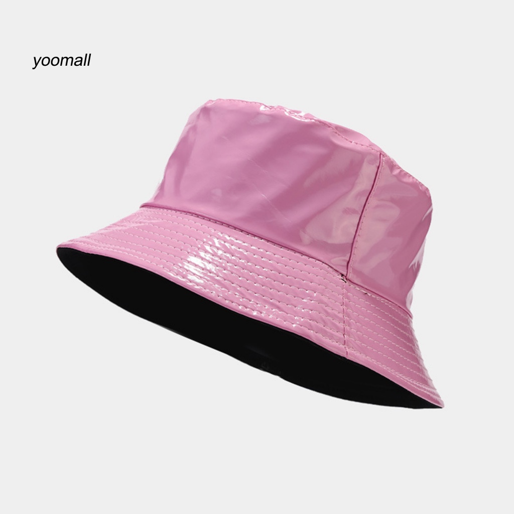 Mũ Tai Bèo Chống Nắng Mùa Hè Hai Mặt Màu Trơn Có Thể Gập Lại Cho Nam Và Nữ