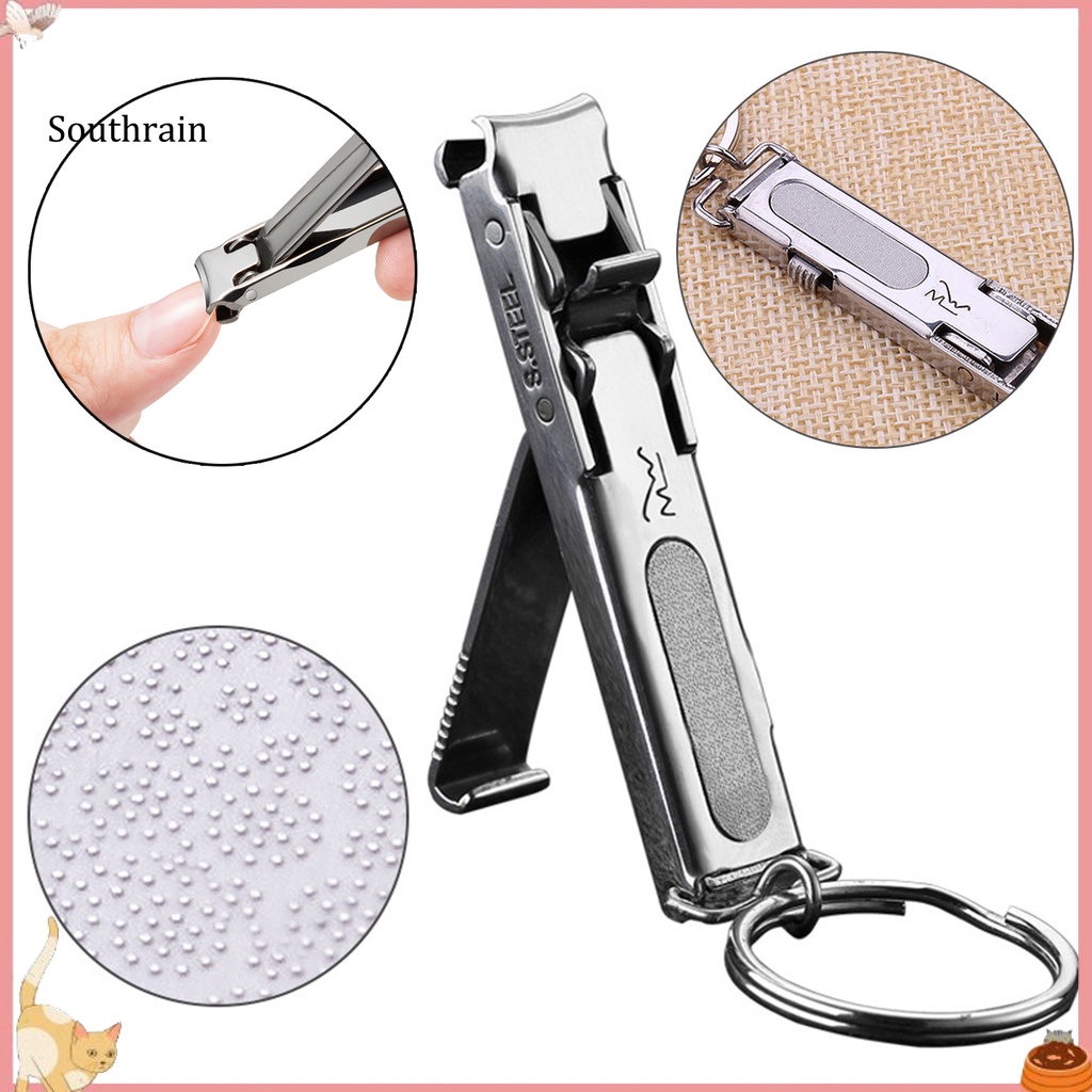 Sha Kìm Cắt Móng Tay Có Thể Tháo Rời Thiết Kế Lưỡi Cong Siêu Mỏng An Toàn Dễ Sử Dụng Có Thể Giặt Được Kết Cấu