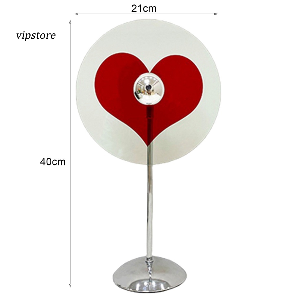 Đèn LED Để Bàn Bằng Kim Loại Hình Trái Tim Bắt Mắt Sành Điệu