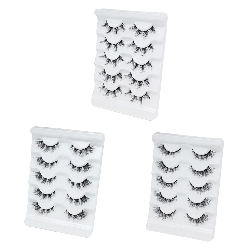 Set 5 Cặp Lông Mi Giả Trang Điểm Tự Nhiên