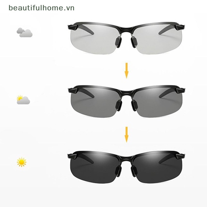 Kính Mát Phân Cực Chống Tia UV 400 Phân Cực Hỗ Trợ Tầm Nhìn Ban Đêm Cho Nam