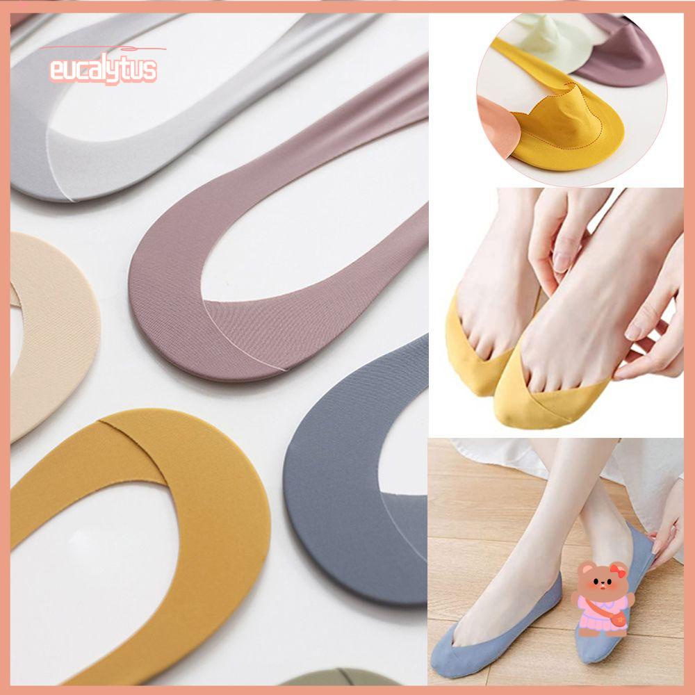 Vớ Cổ Thấp Màu Đen Thiết Kế Thoáng Khí Thời Trang Cho Người Lớn