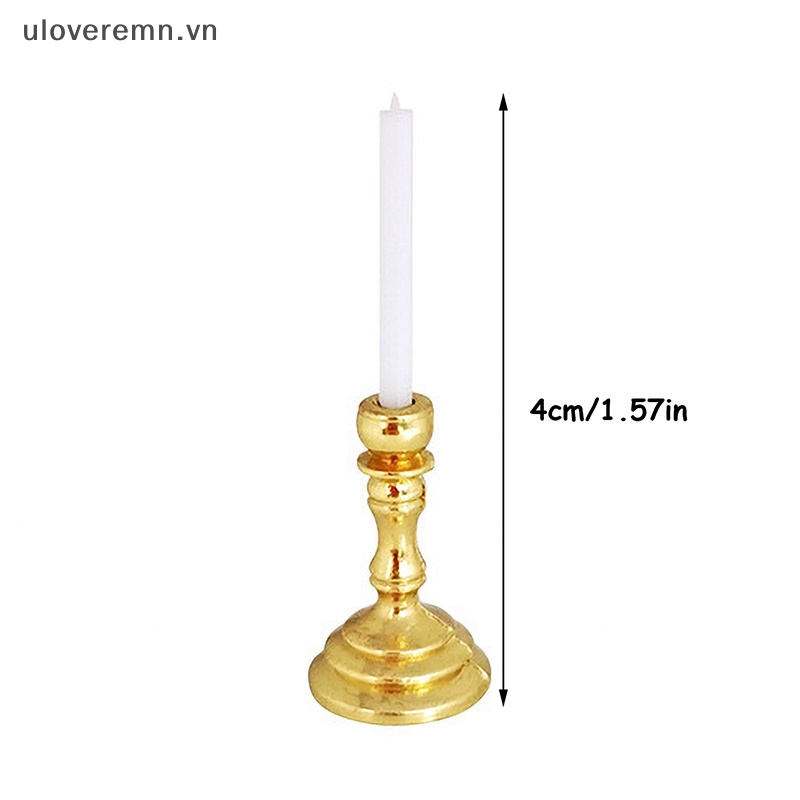 1 Cặp Giá Đỡ Mô Hình Candelabra Trang Trí Nhà Búp Bê 1: 12