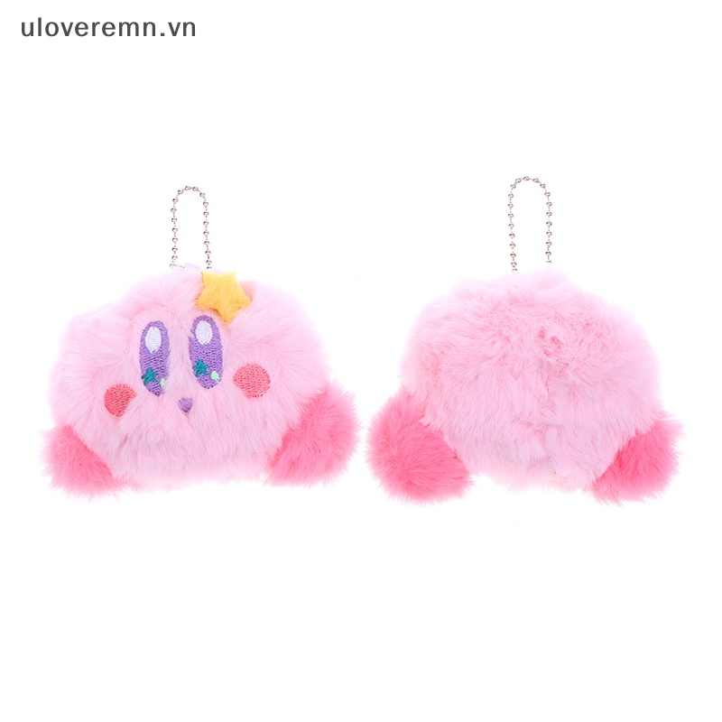 Móc Khóa Hình Búp Bê Hoạt Hình Kirby Nhồi Bông Mềm Mại