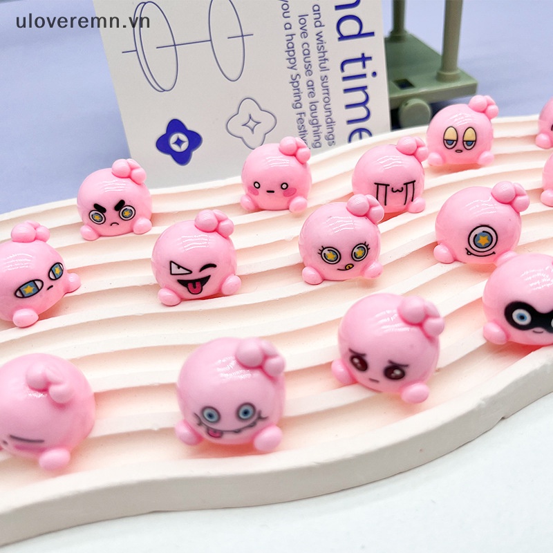 Bộ 3 Tượng Nhựa Hoạt Hình Mini Màu Dạ Quang Dùng Trang Trí Tiểu Cảnh DIY