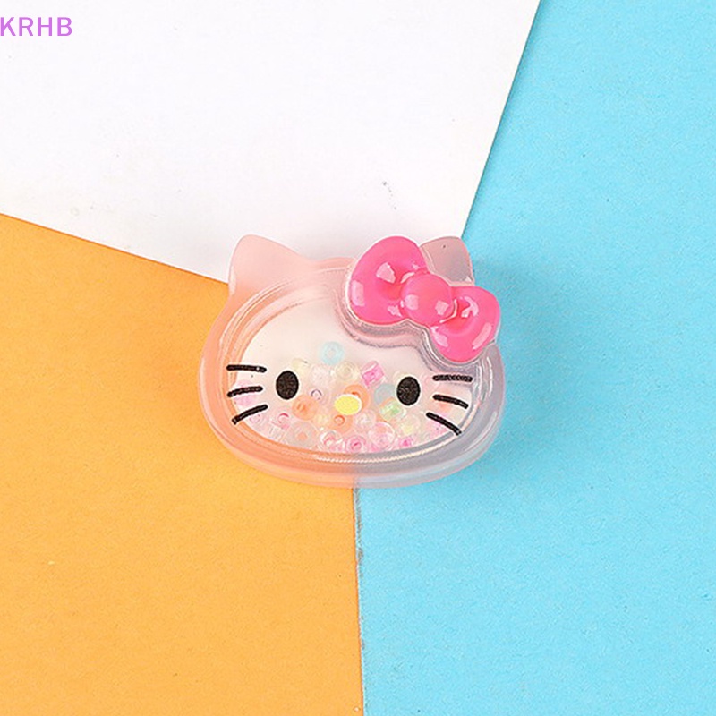 Set 6 Miếng Dán Dạ Quang Dùng Để Trang Trí Ốp Điện Thoại Hình Cây Kem Sanrio Độc Đáo Mới