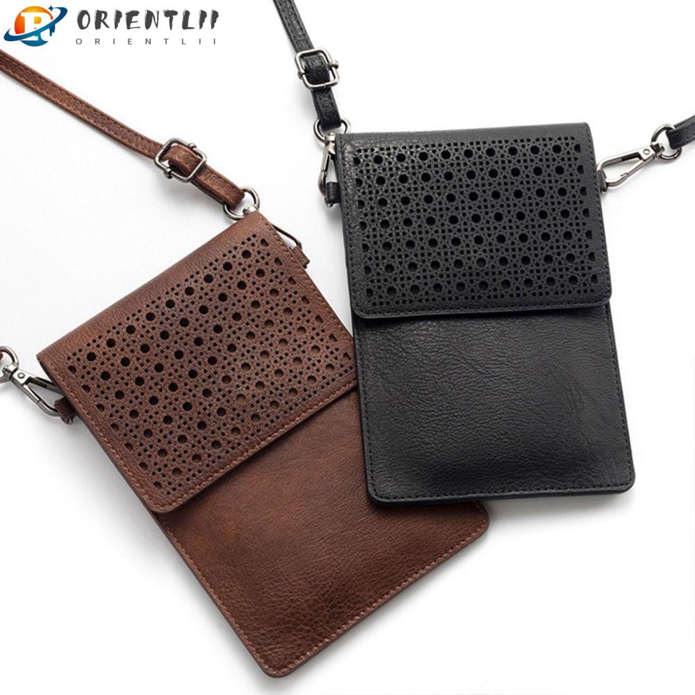 Túi Đeo Vai Orentlii Dạng Lưới Thoáng Khí Thời Trang Có Thể Chạm Màn Hình Cảm Ứng