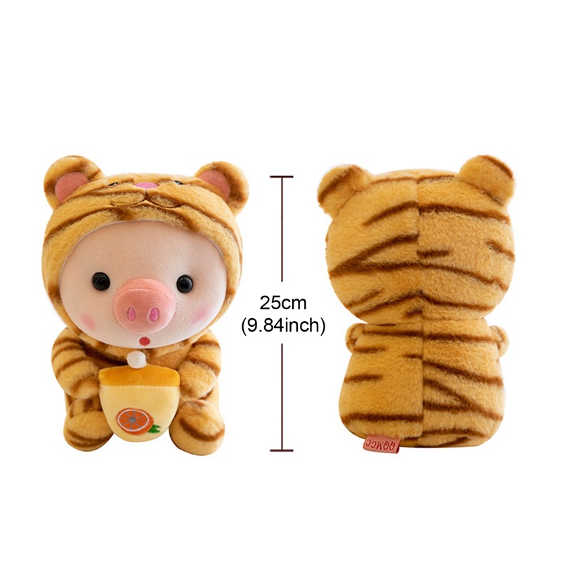 Thú Nhồi Bông Hình Heo Boba Dễ Thương 25cm