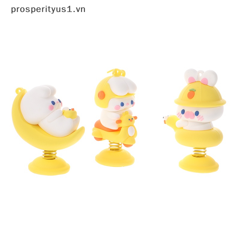[prosperityus1] Đồ Chơi Lò Xo Lắc Đầu Hình Động Vật Hoạt Hình Dễ Thương Làm Quà Tặng Nội Thất Ô