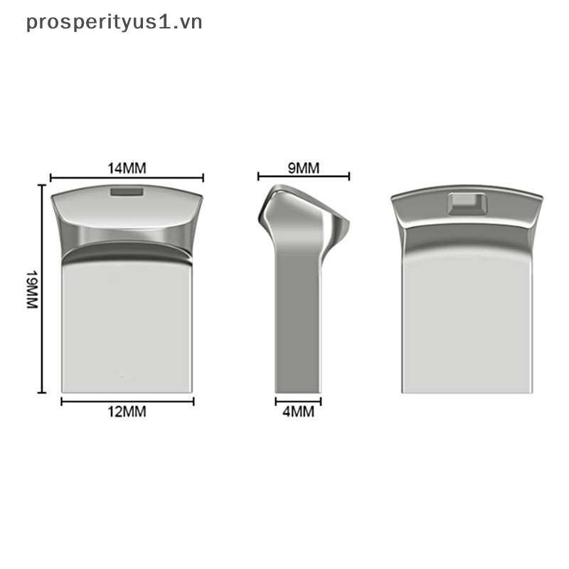 Ổ Đĩa Flash Usb Mini Bằng Kim Loại Tốc Độ Cao 32G-1 / 2TB prosperityus1