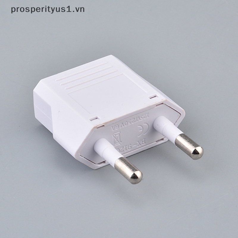 Phích Cắm Chuyển Đổi 6A 2 pin Từ Trung Quốc Sang Châu Âu prosperityus1